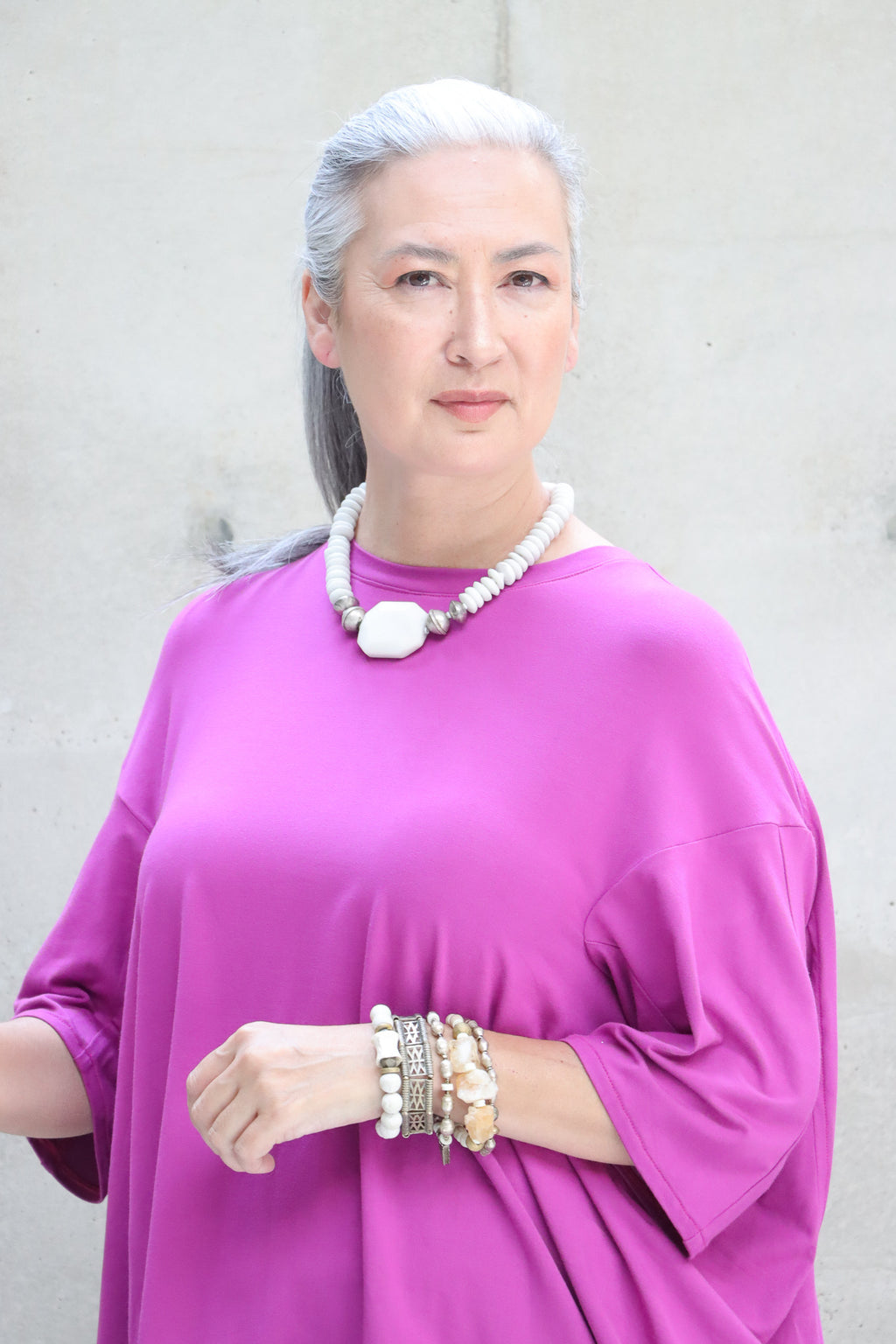 Mya Lambrecht White Quartzite Necklace | ATELIER957