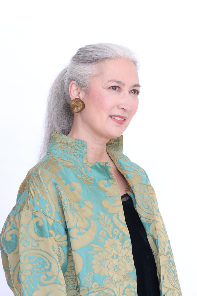 Sally Bass Vintage Cubed Clip-On Earrings | ATELIER957