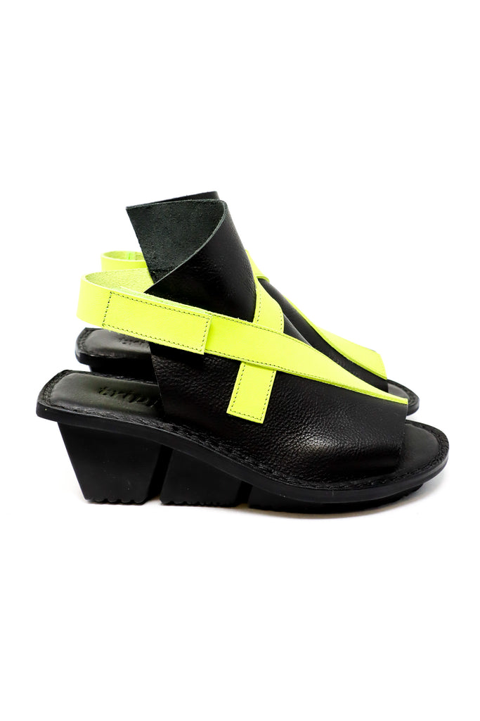 Trippen Mandarin Patch Black Sandals I ATELIER957