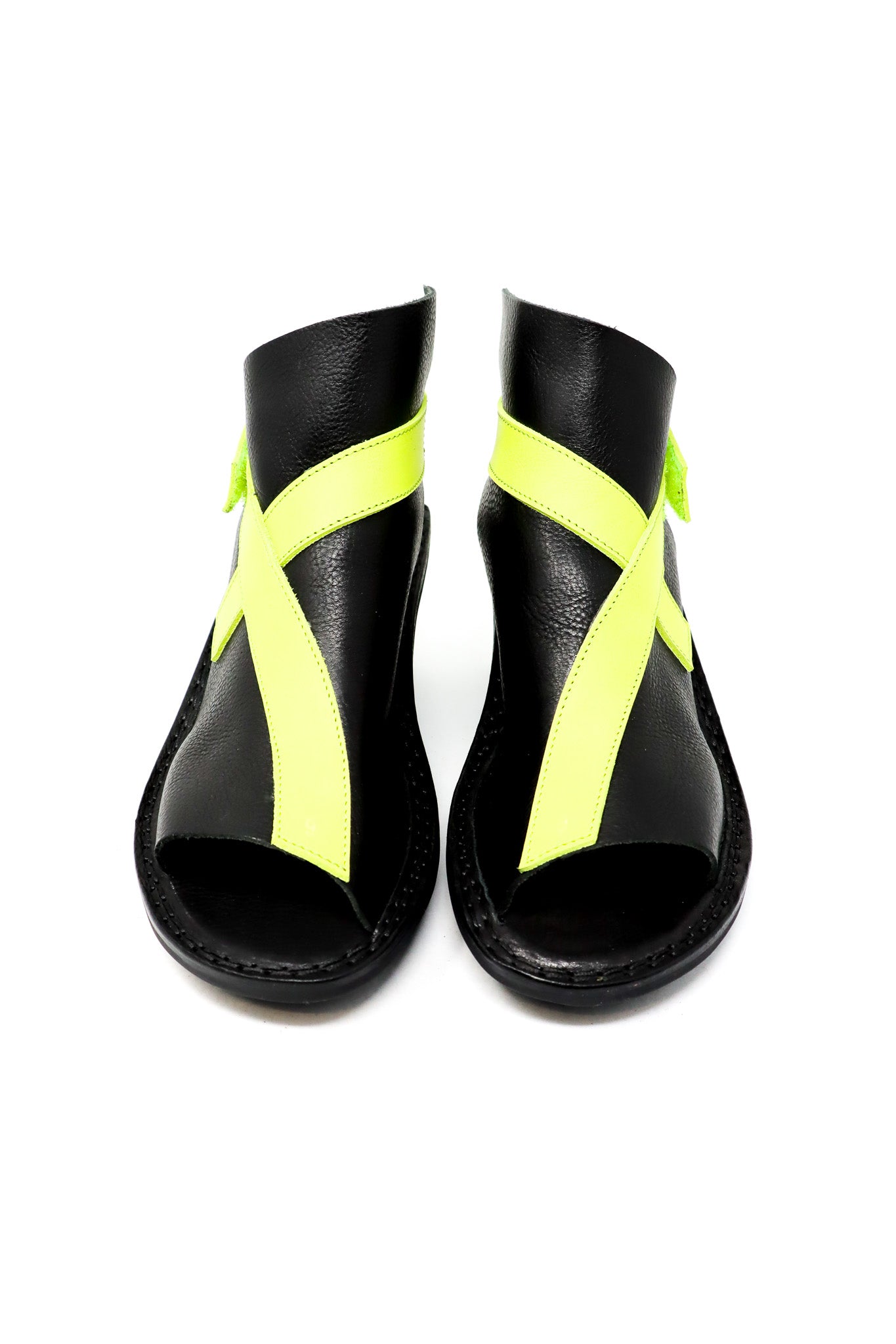 Trippen Mandarin Patch Black Sandals I ATELIER957