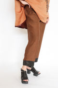 Noir Mud Silk Satin Pants | ATELIER957