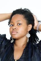 Sarah Cavender Double Circle Fine Mesh Earrings | ATELIER957