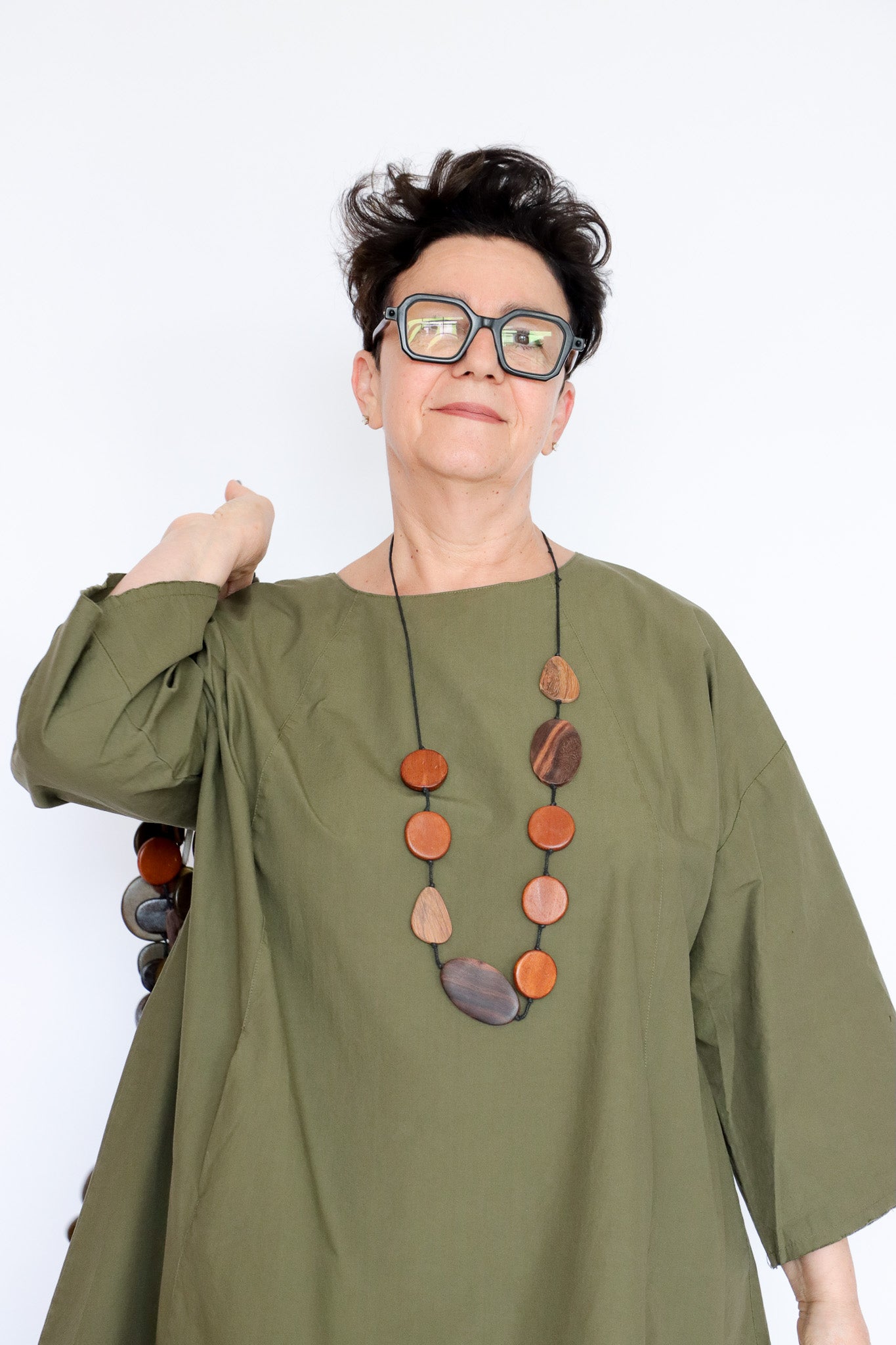 Sarah Cavender Double Circle Fine Mesh Earrings | ATELIER957