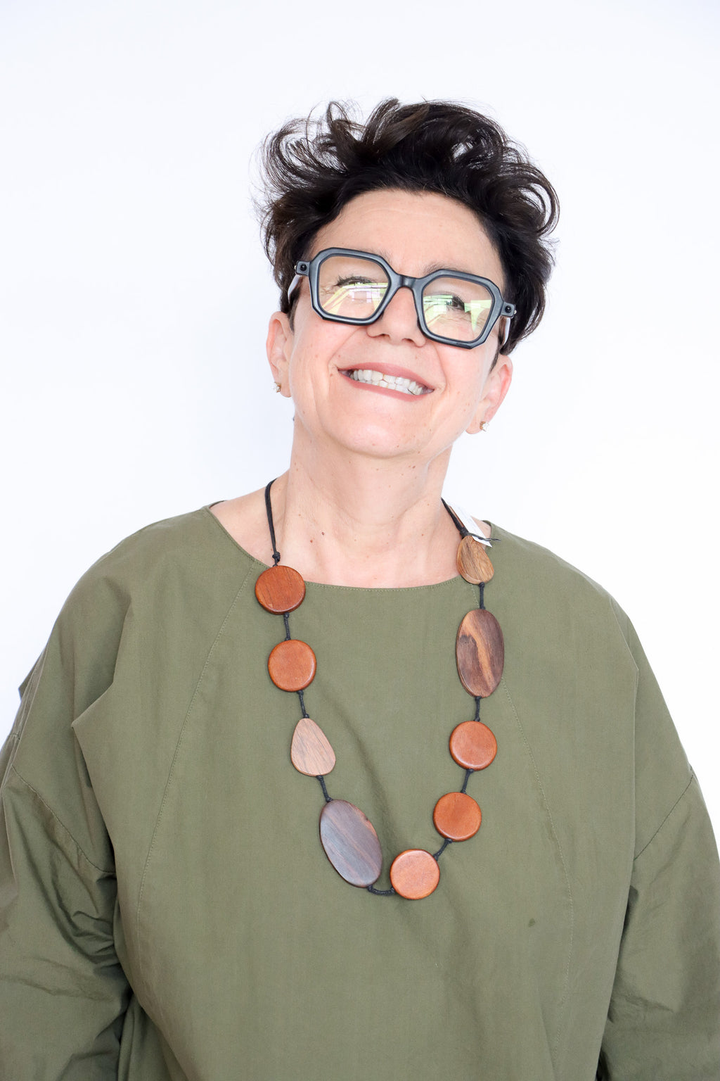 Sarah Cavender Double Circle Fine Mesh Earrings | ATELIER957