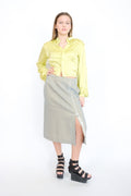 Umit Unal Lemon Silk Shirt | ATELIER957