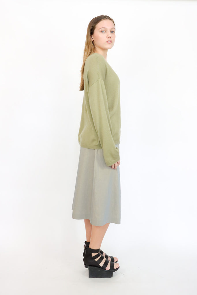 Touch Me by Olena Kovalenko Olive Sweater | ATELIER957