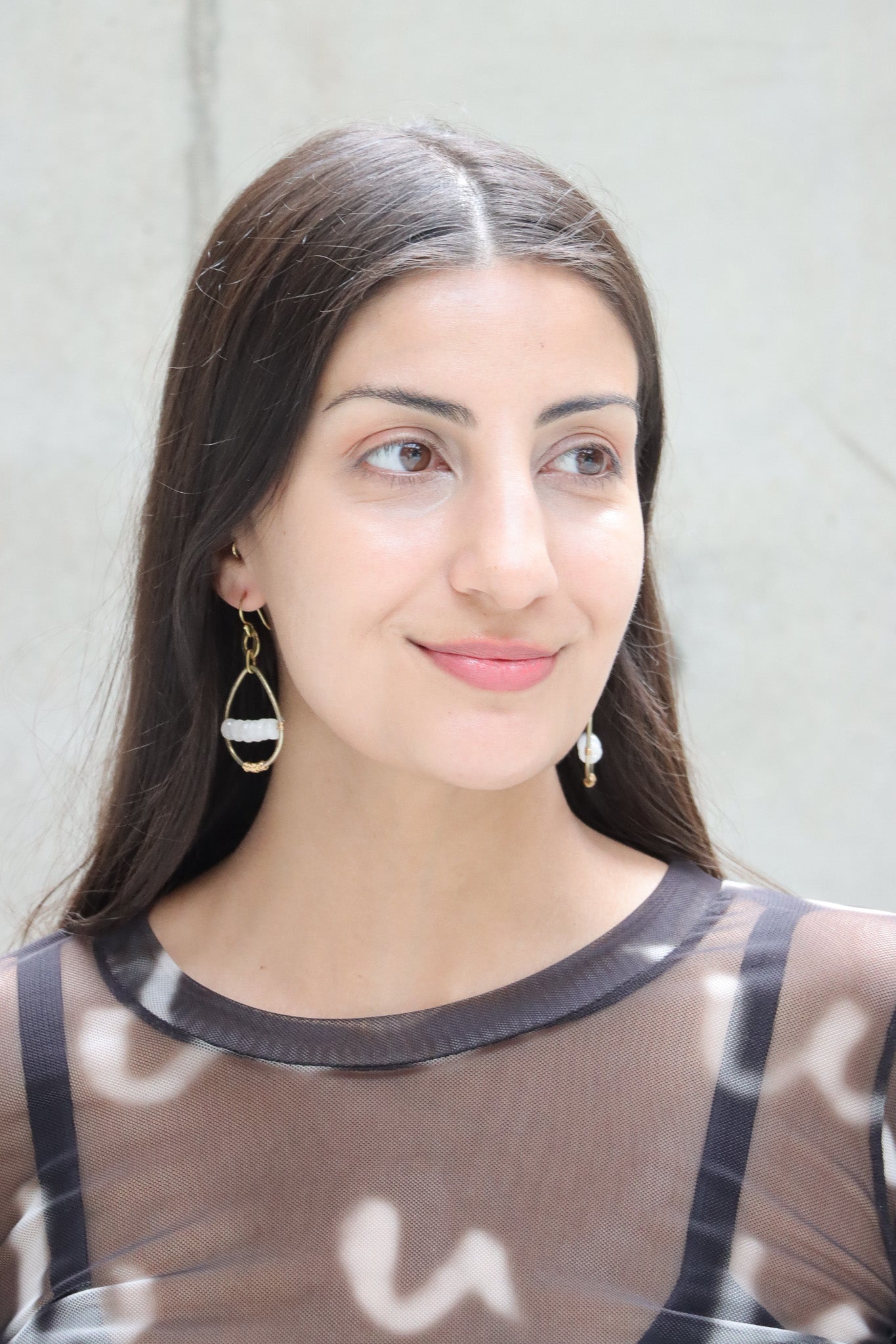 Mya Lambrecht Teardrop Hoop Earrings | ATELIER957