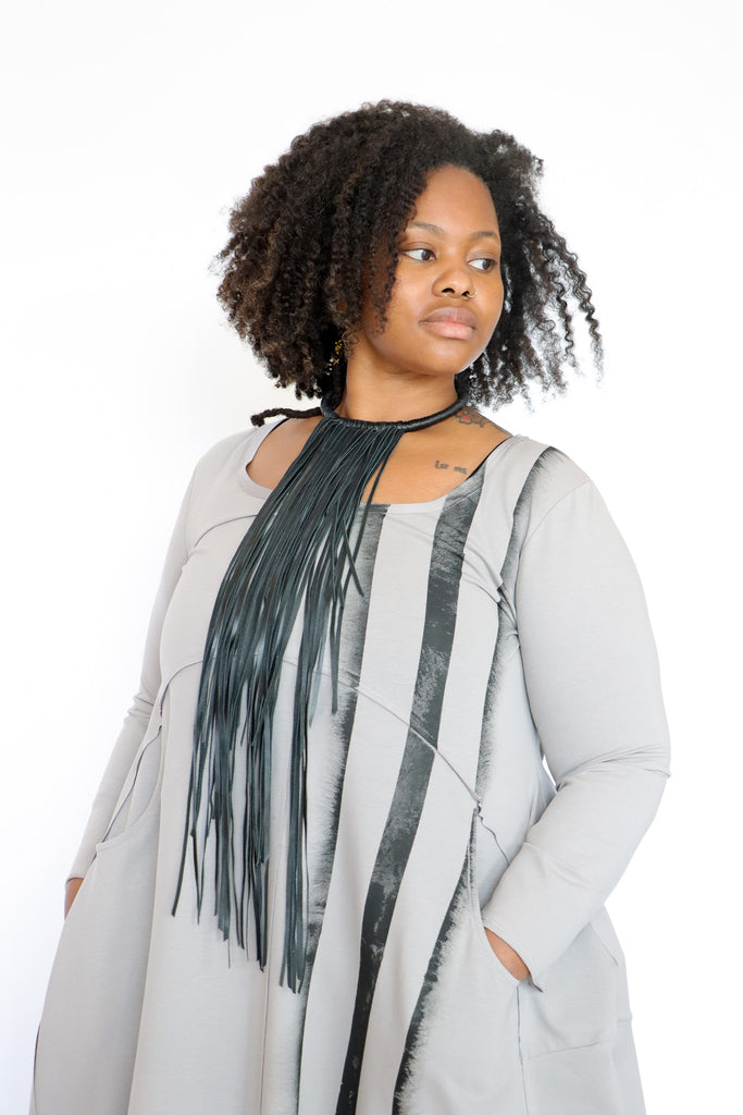 Caboclo Bad Leather Fringe Necklace | ATELIER957