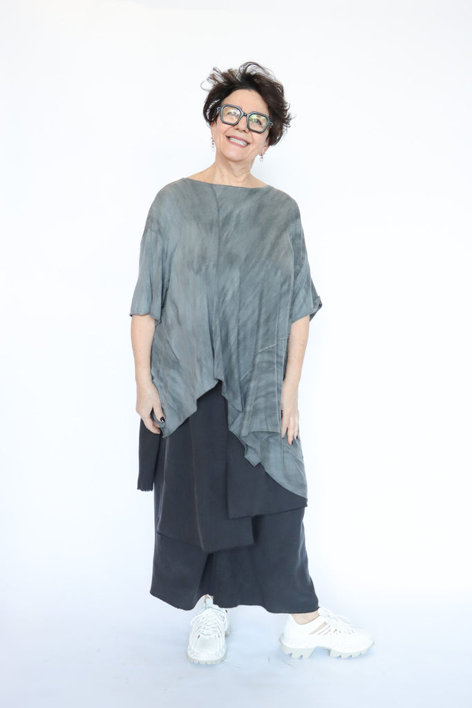 LOYKO Grey Asymmetry Top | ATELIER957