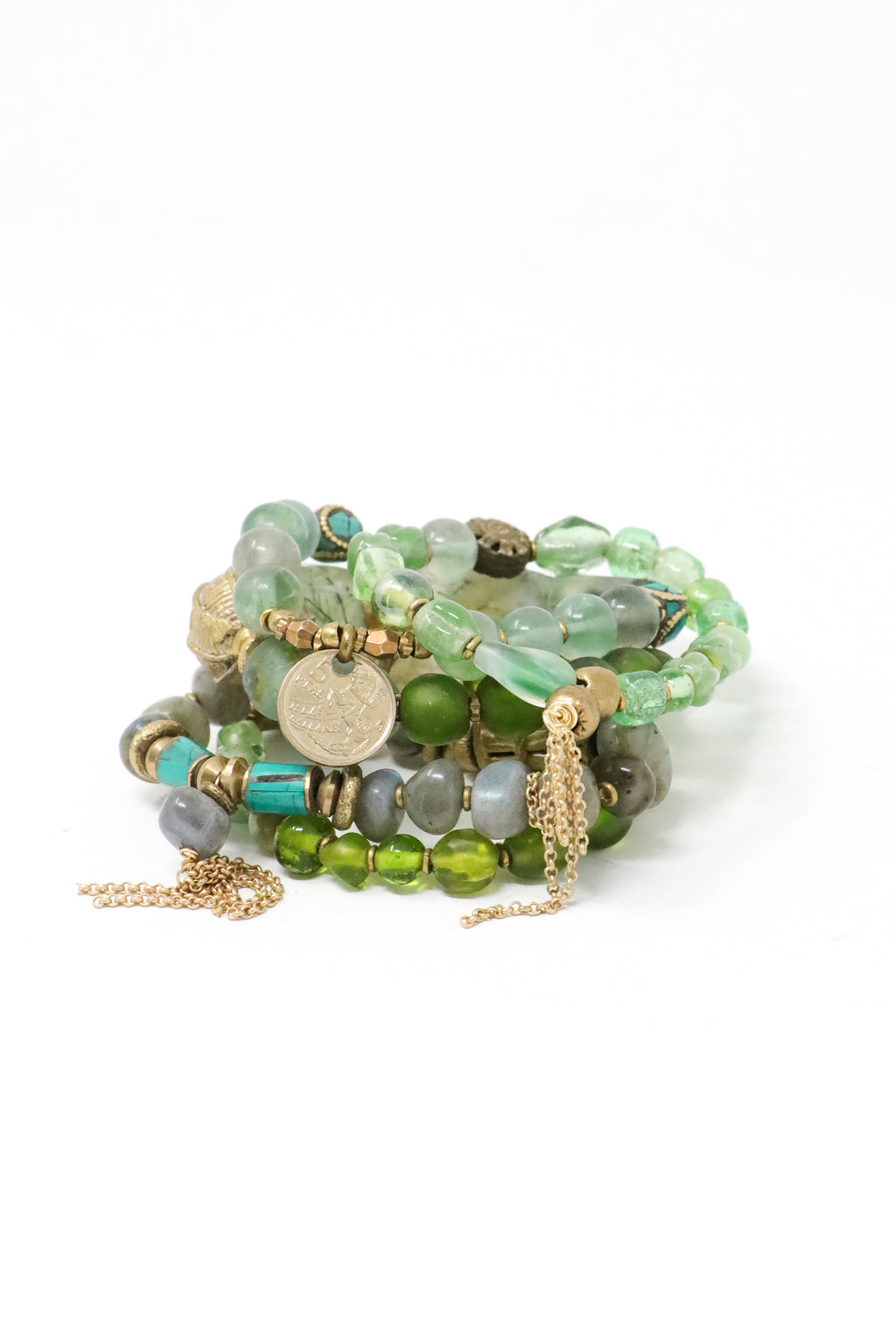 Mya Lambrecht B450 Green Bracelet Set | ATELIER957