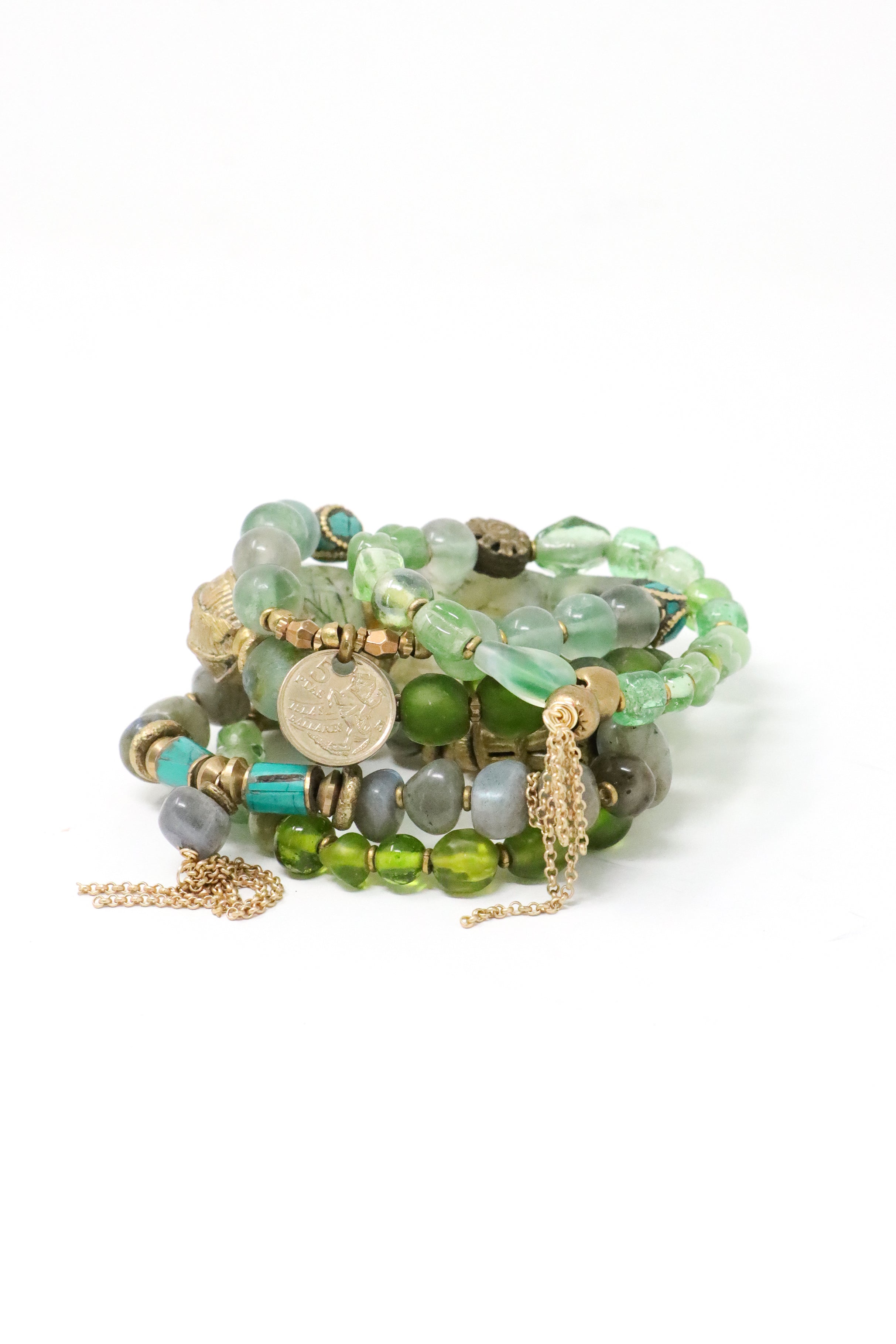 Mya Lambrecht B450 Green Bracelet Set | ATELIER957