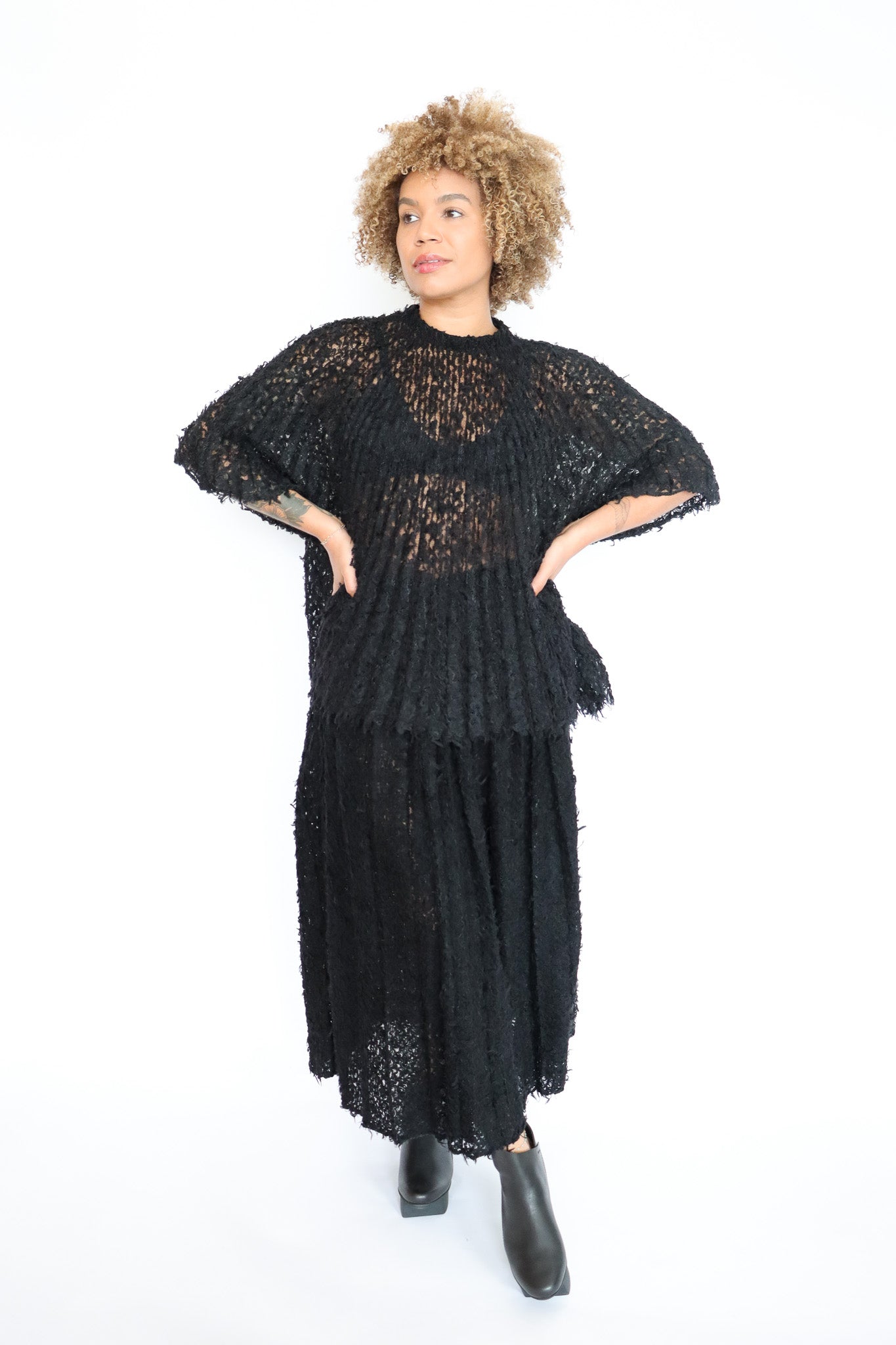AVIU Pleated Over Jumper | ATELIER957