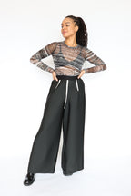 maria calderara Mesh Monochrome Print Top | ATELIER957