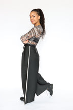 maria calderara Mesh Monochrome Print Top | ATELIER957