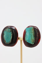 Sally Bass Horn Clip-On Earrings