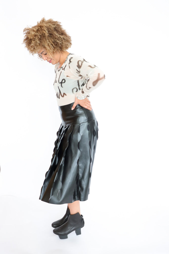 AVIU Eco Leather Skirt | ATELIER957