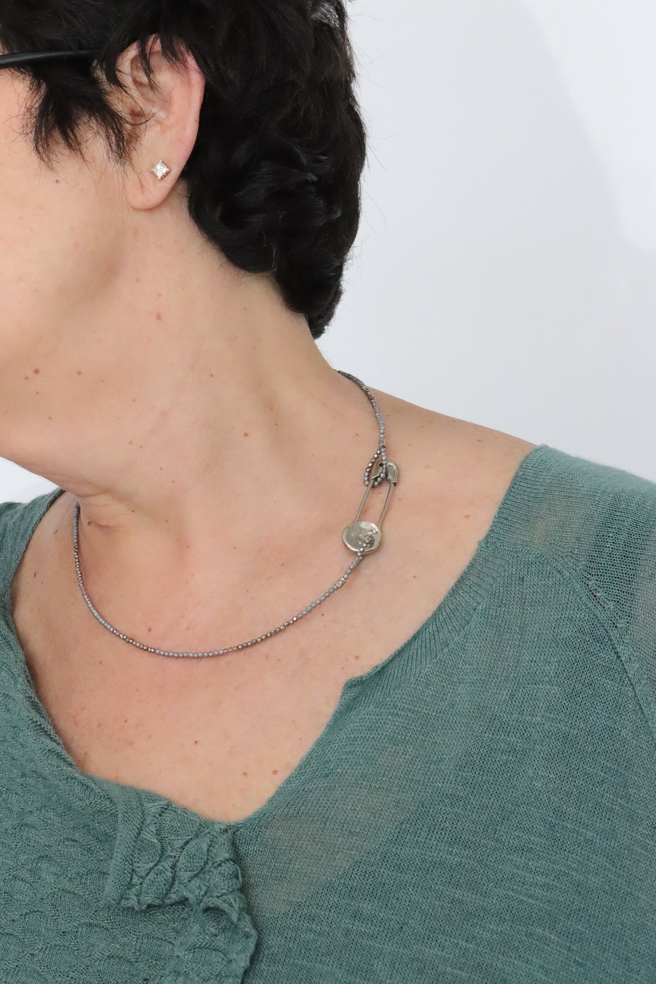 Mya Lambrecht Pin Necklace