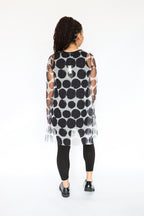 LUUKAA Polka Dot Mesh Tunic | ATELIER957