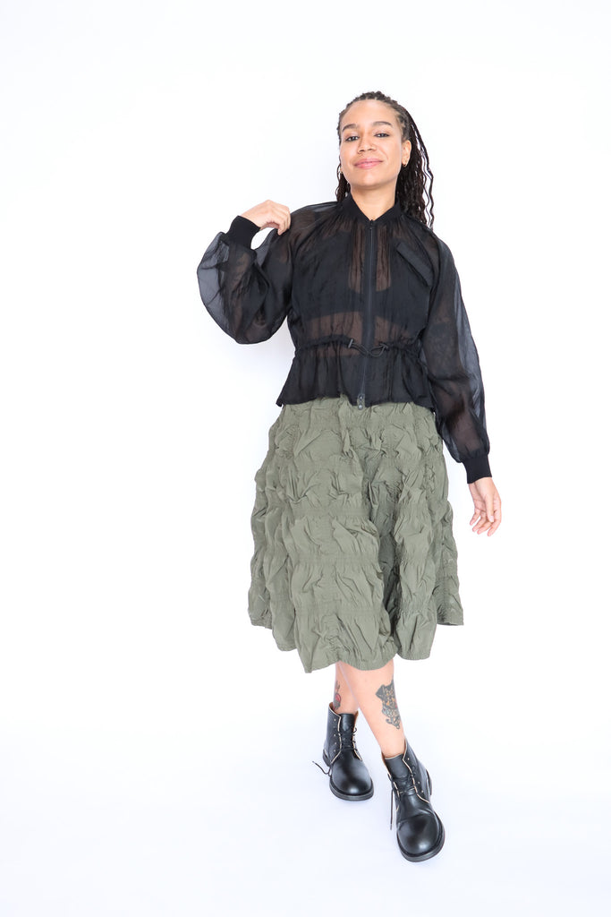 Bitte Kai Rand Fukkura Poplin Skirt | ATELIER957