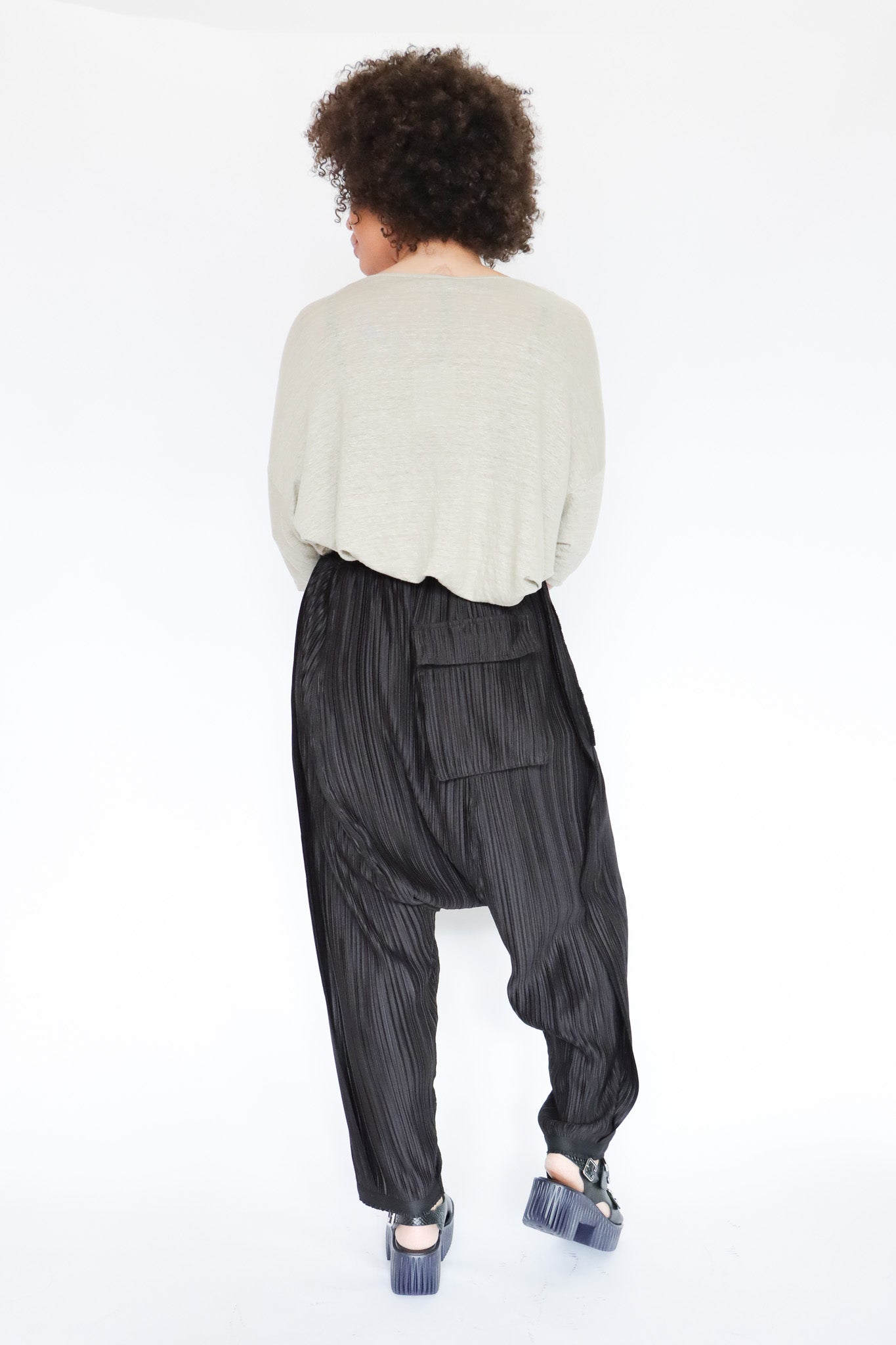 asparagus_ PT-11 Pleat Pants | ATELIER957