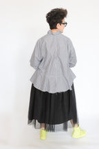 Paper Temples Stripe Flounce Top