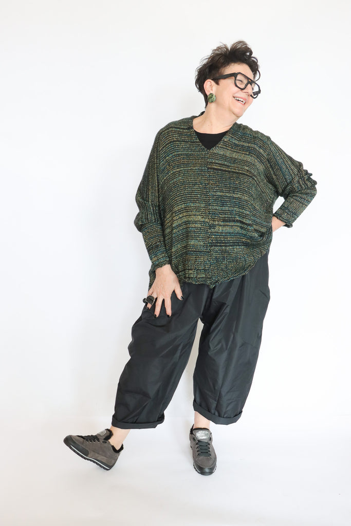Paper Temples Deep V Sweater | ATELIER957