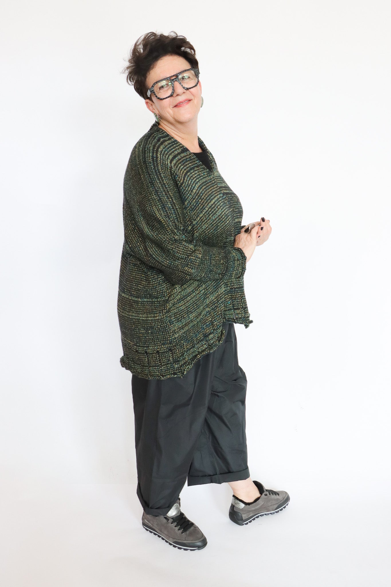 Paper Temples Deep V Sweater | ATELIER957