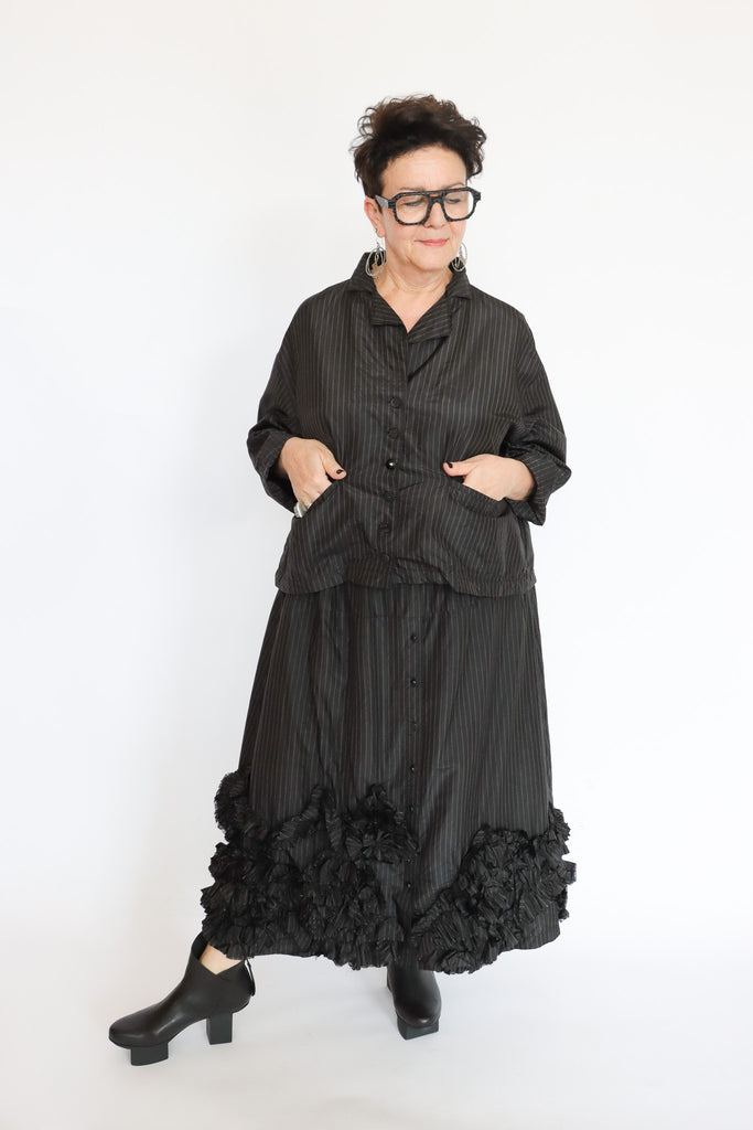 Krista Larson Black Coquette Skirt | ATELIER957