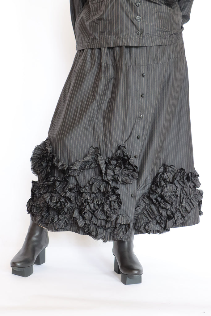 Krista Larson Black Coquette Skirt | ATELIER957