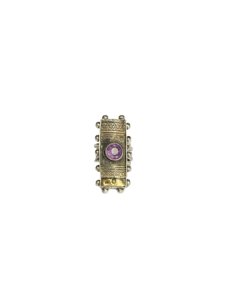 Sally Bass Amethyst Stone Ring (2 colors)| ATELIER957