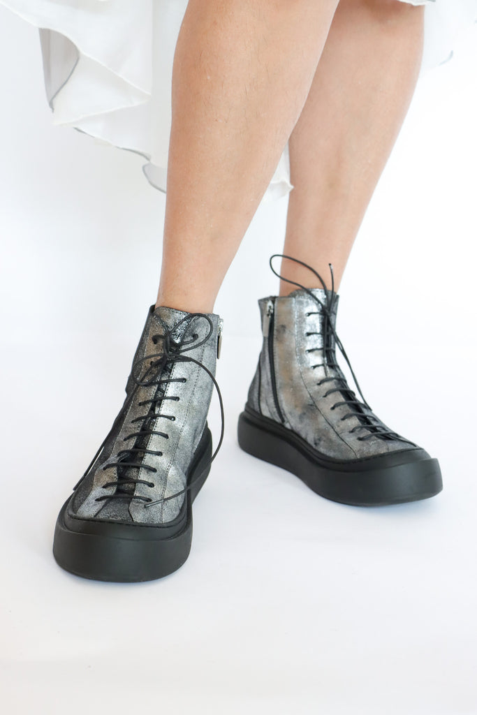 LOFINA Gratin Silver Sneakers | ATELIER957