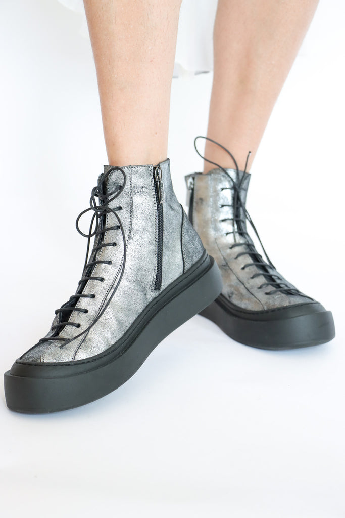 LOFINA Gratin Silver Sneakers | ATELIER957