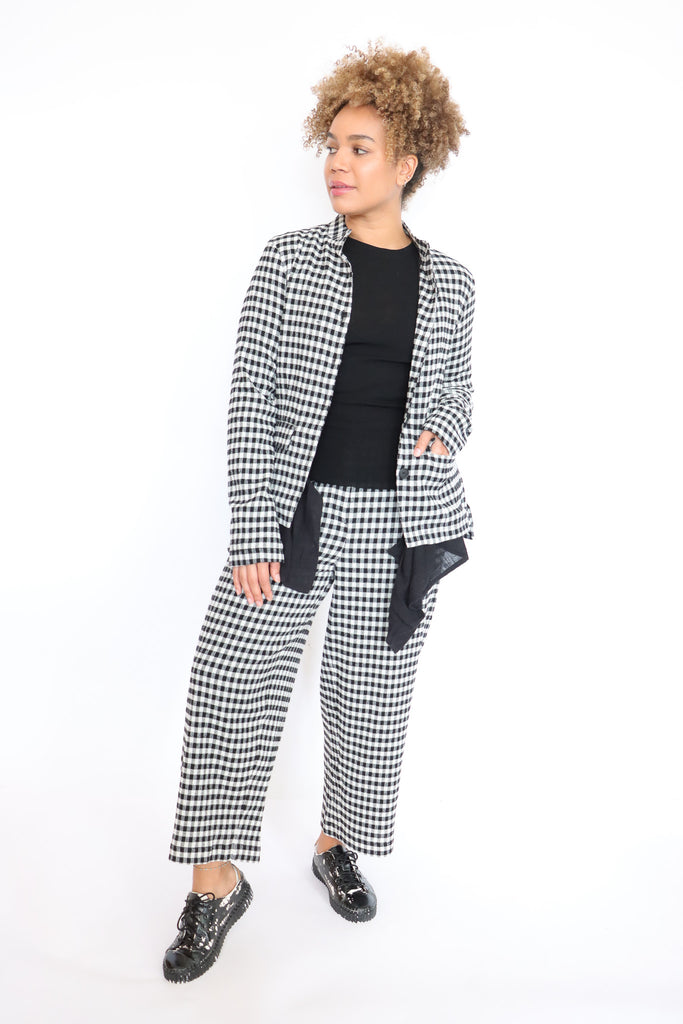 Pal Offner Checked Peplum Jacket | ATELIER957