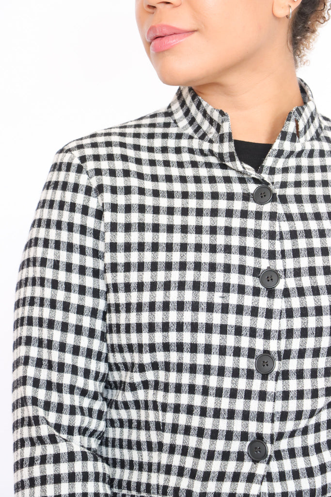 Pal Offner Checked Peplum Jacket | ATELIER957