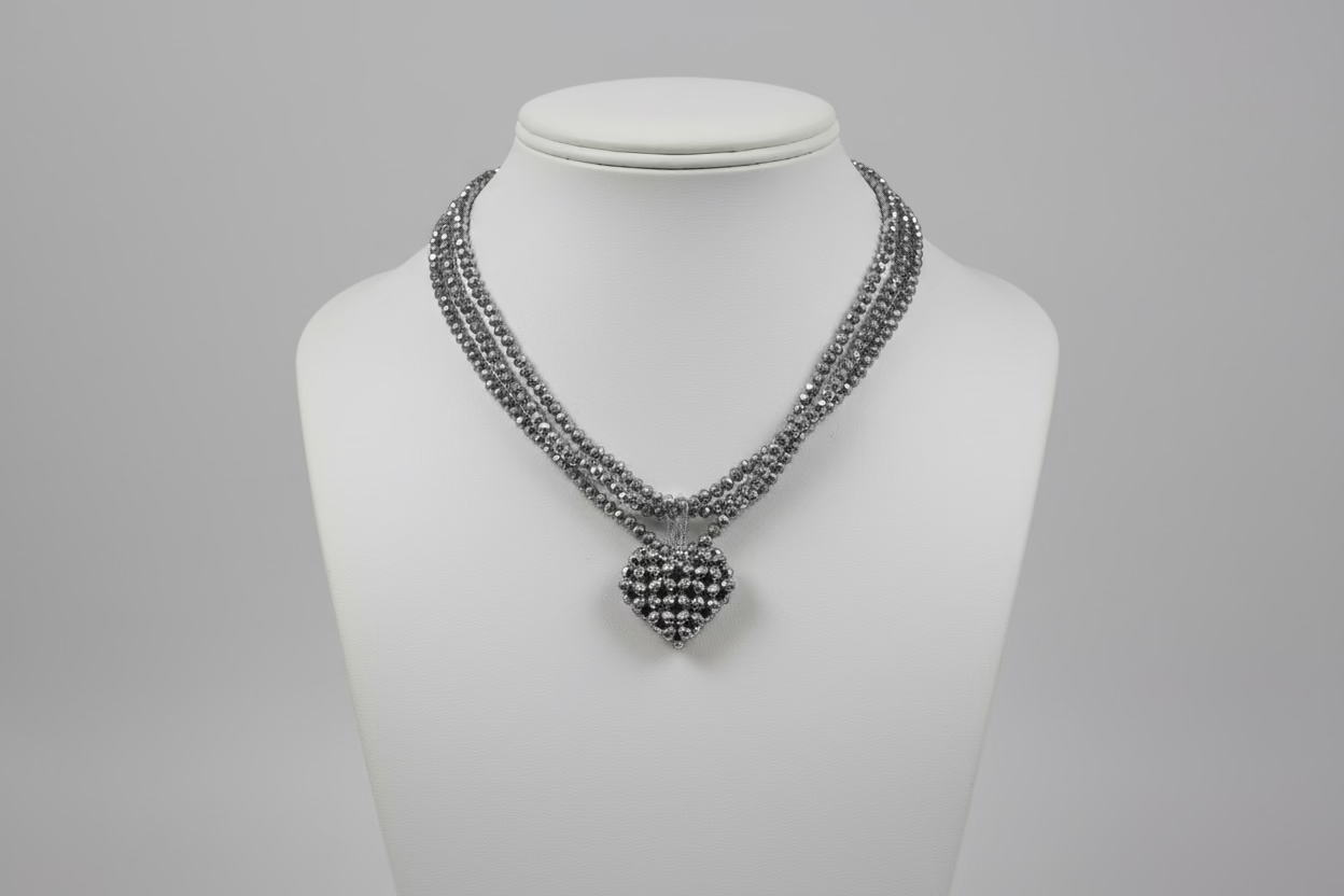PLUSLAVIE PLÜ Silver A Heart Chain | ATELIER957