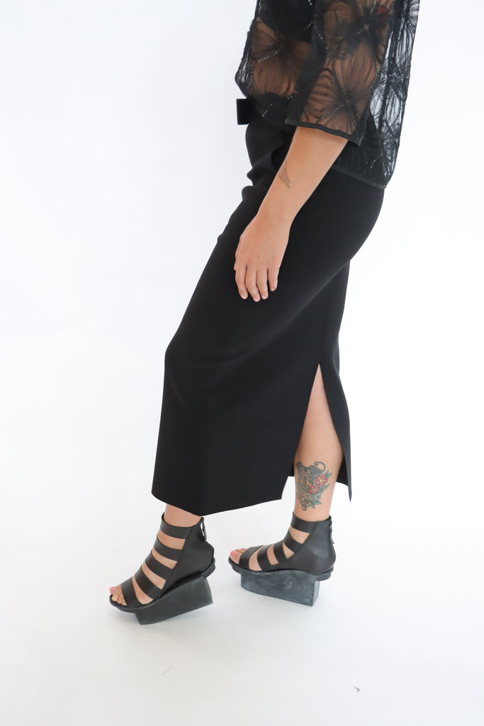  mer mer Waist Ribbon Pencil Skirt  | ATELIER957