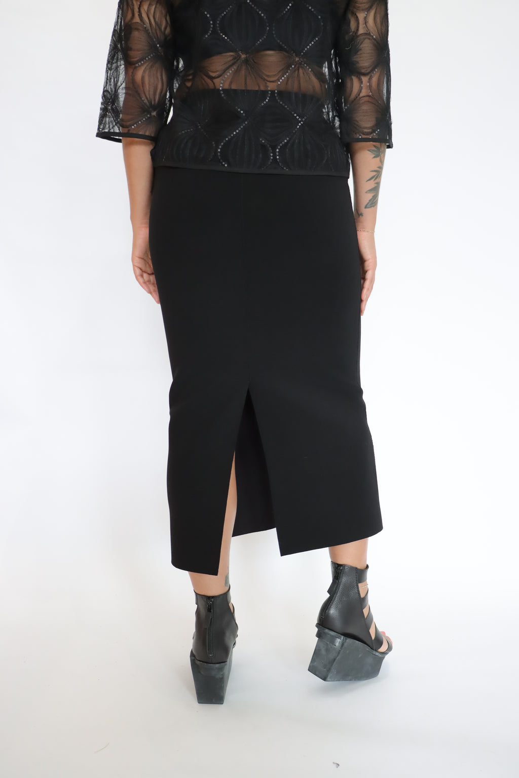  mer mer Waist Ribbon Pencil Skirt  | ATELIER957