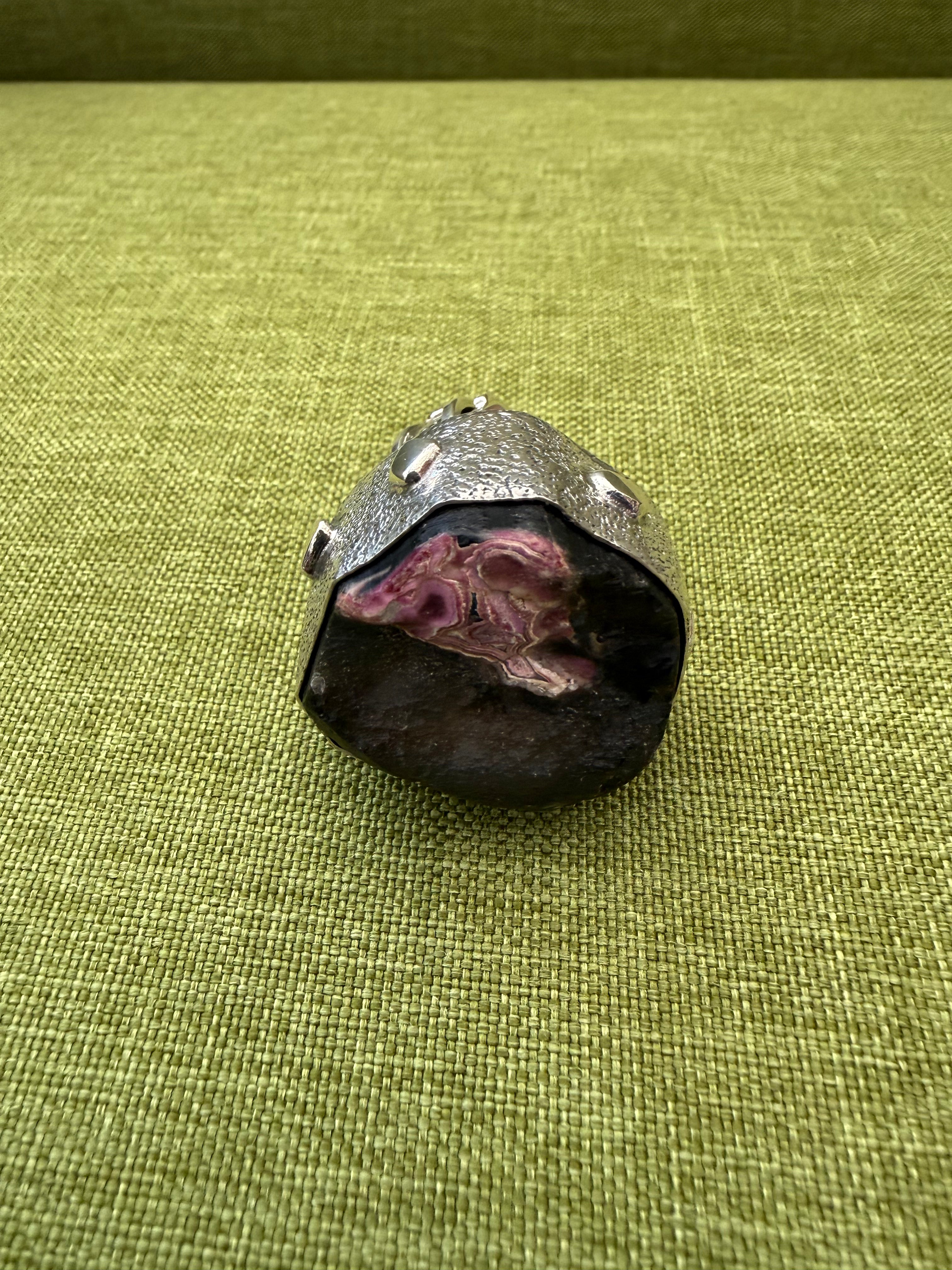 Sally Bass Agate Ring