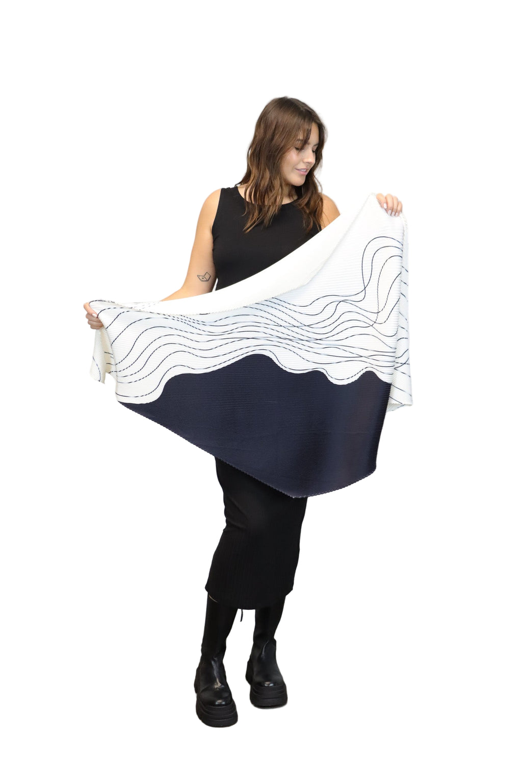 MC Oasis Pleat Scarf (2 Styles) I ATELIER957
