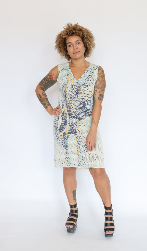 Knitteria Sea Jacquard Dress  | ATELER957
