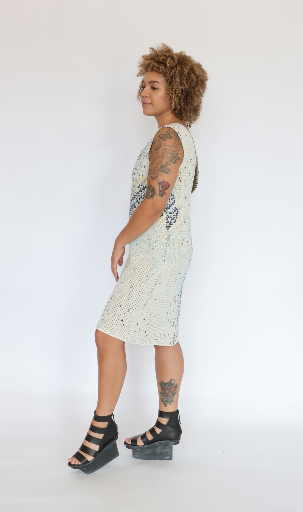 Knitteria Sea Jacquard Dress  | ATELER957