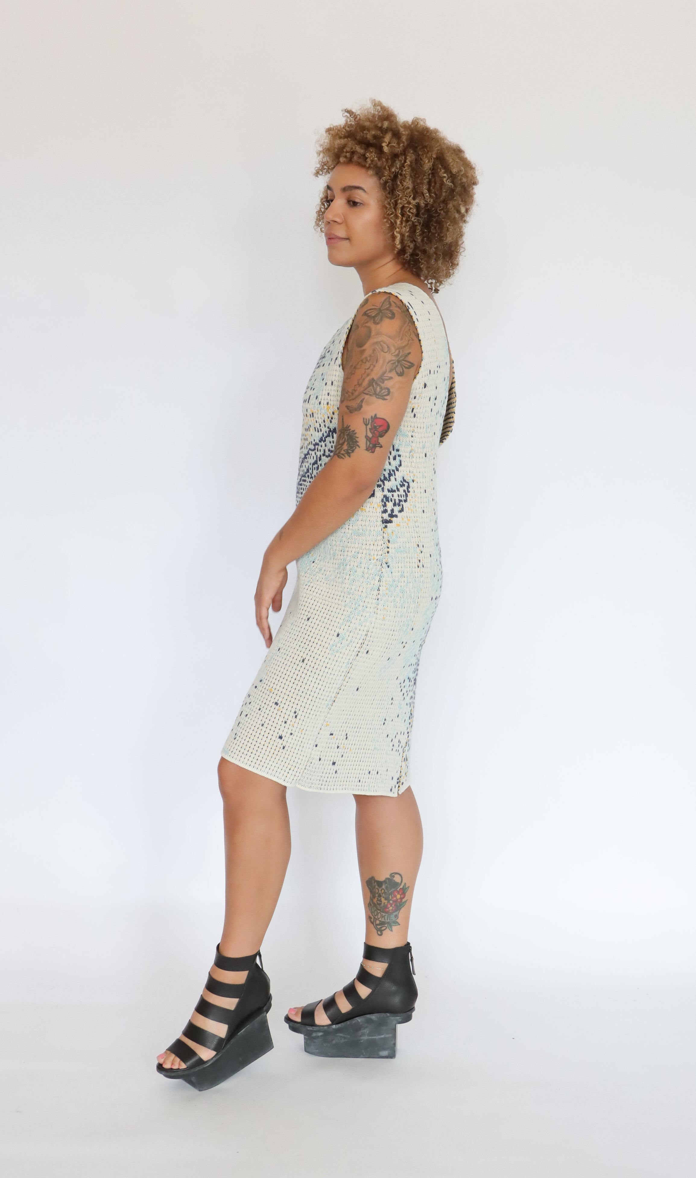 Knitteria Sea Jacquard Dress  | ATELER957