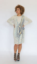 Knitteria Sea Jacquard Dress  | ATELER957