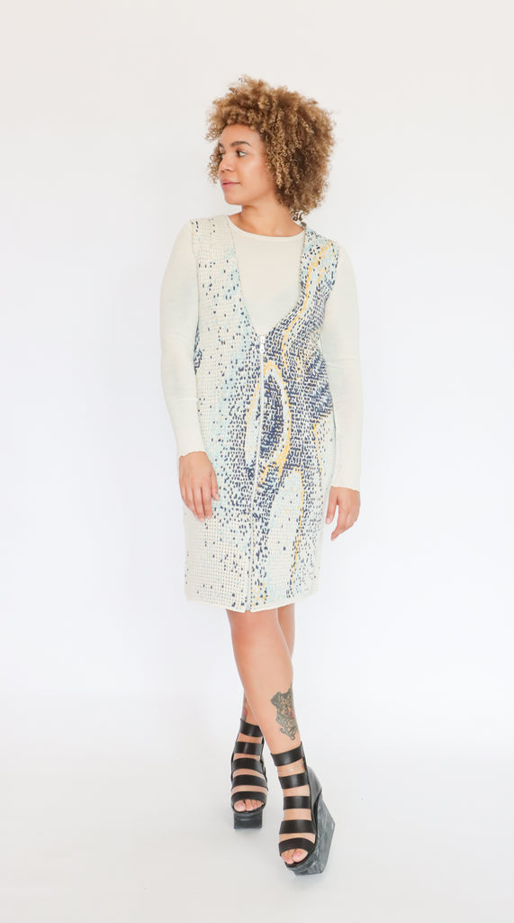 Knitteria Sea Jacquard Dress  | ATELER957