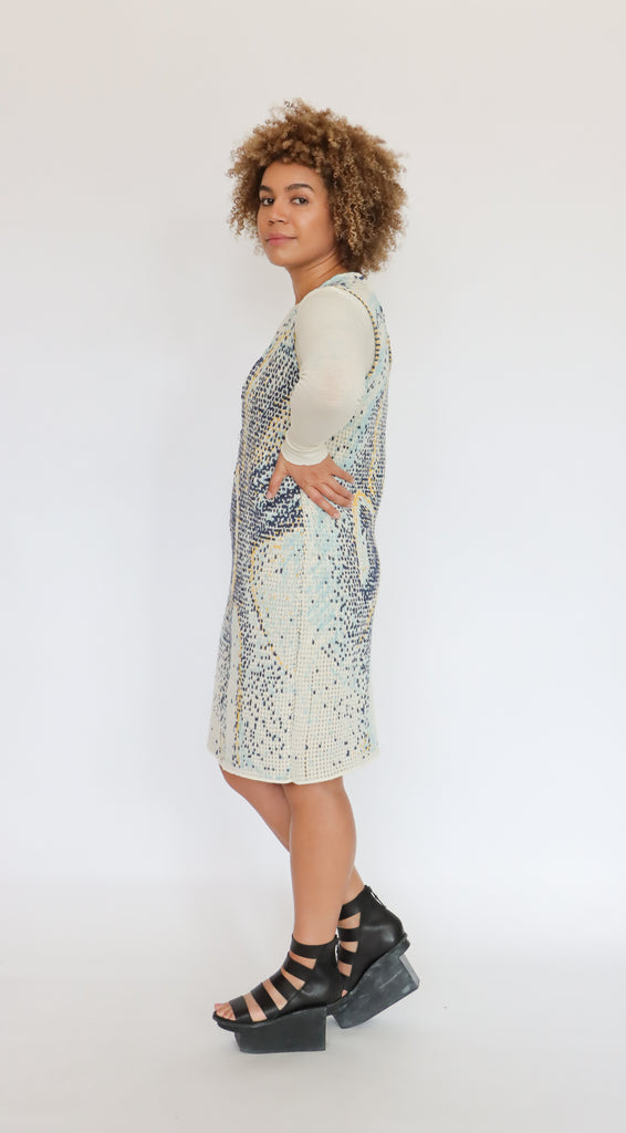 Knitteria Sea Jacquard Dress  | ATELER957