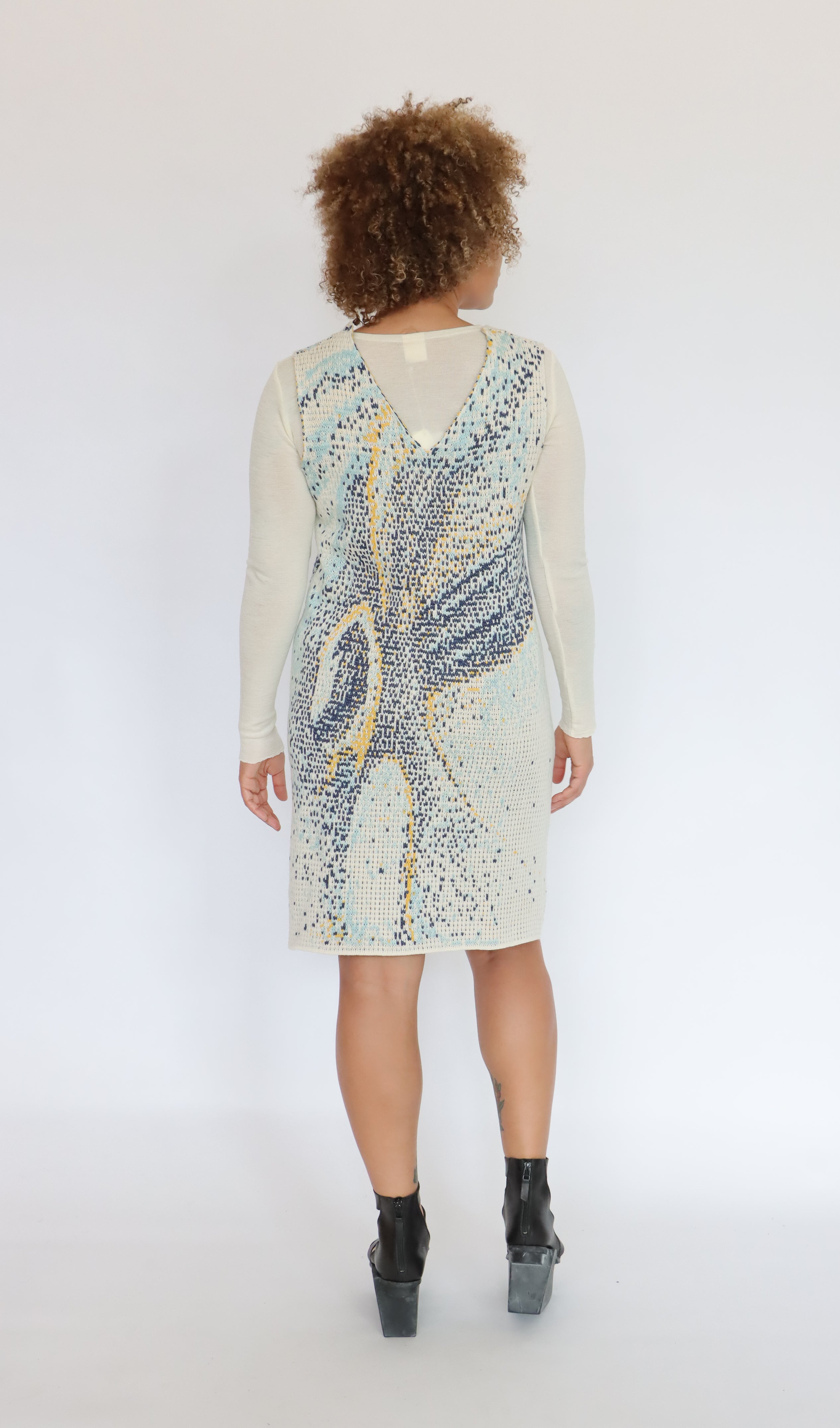 Knitteria Sea Jacquard Dress  | ATELER957