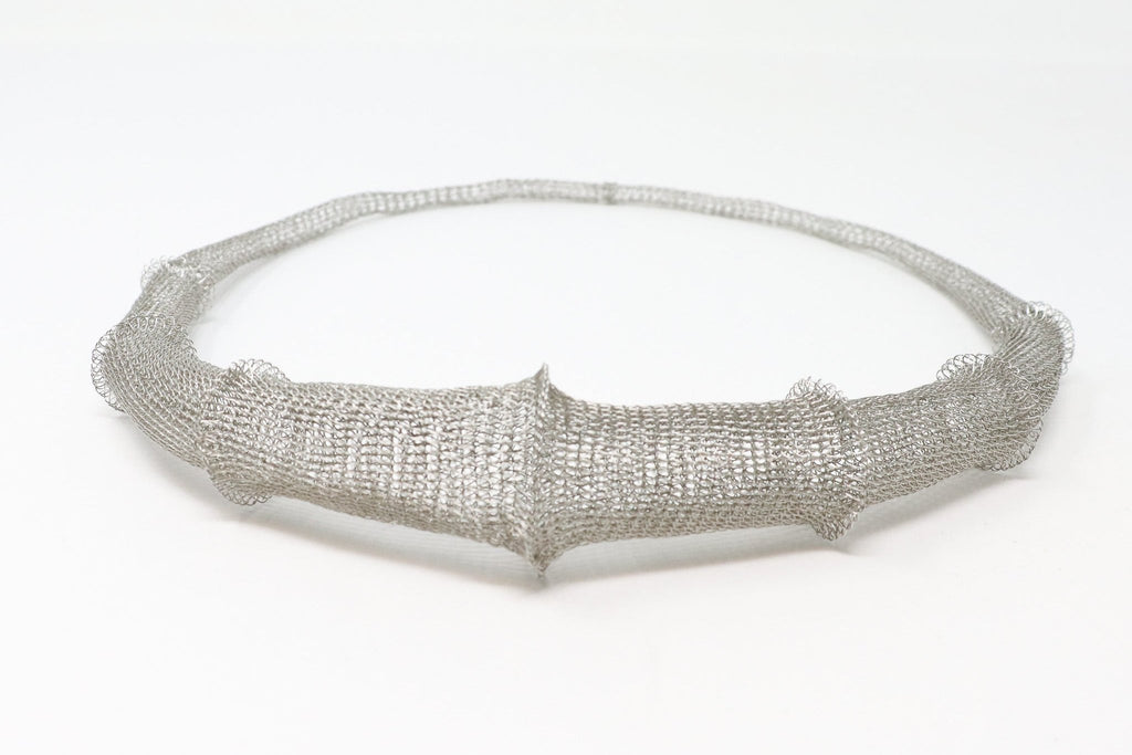 Sally Bass Handwoven Mesh Tube Necklace | ATELIER957