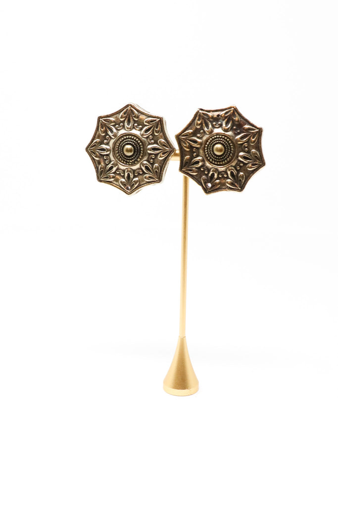 Sally Bass Vintage Gold Earrings | ATELIER957