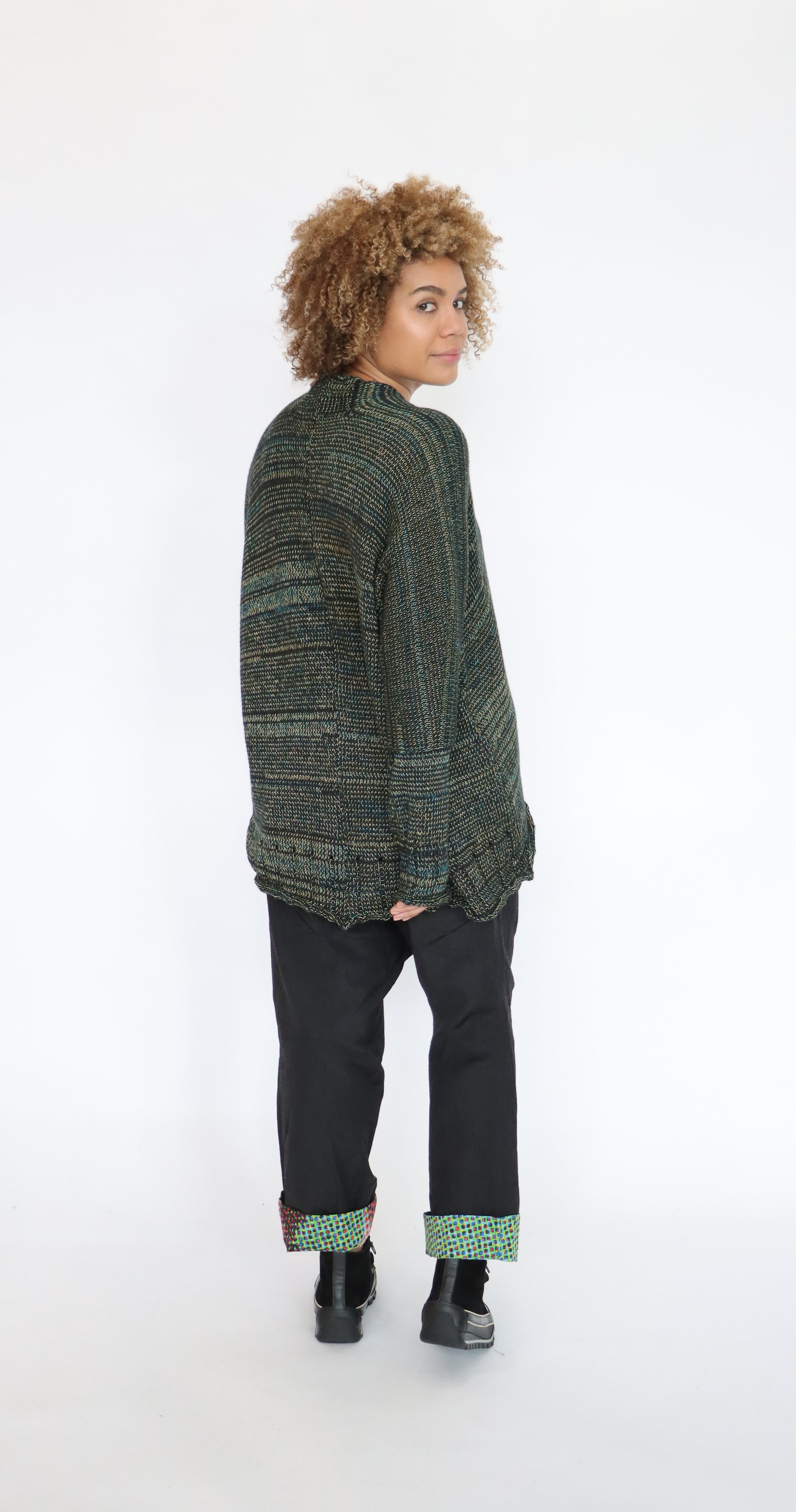 Paper Temples Deep V Sweater | ATELIER957