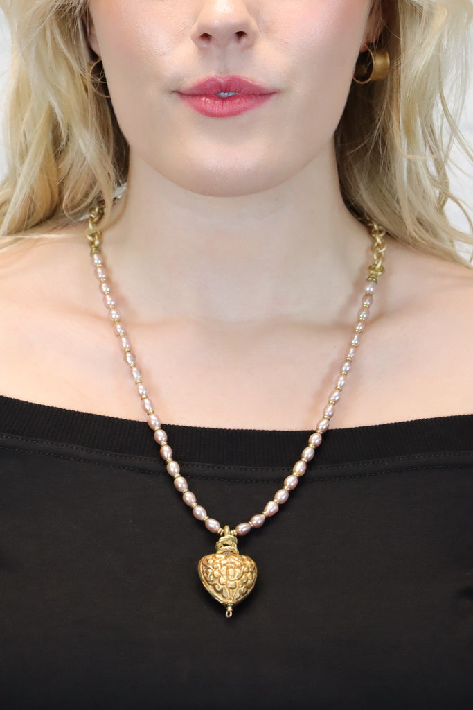 Mya Lambrecht Brass Heart Necklace | ATELIER957